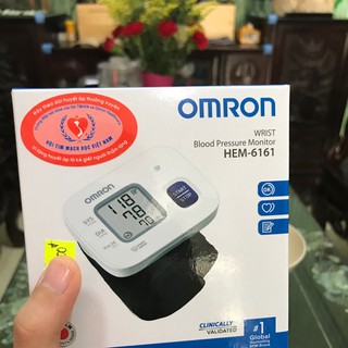 Máy đo huyết áp cổ tay Omron HEM 6161 Bảo Hành 5 Năm