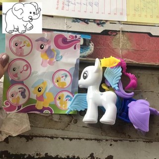 Sỉ vỉ 16 bộ đồ chơi ngựa Pony  kèm nhiều phụ kiện và đồ dùng học tập