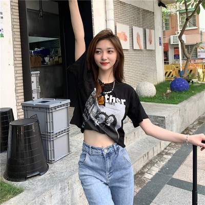Áo thun croptop nữ, áo thun nữ tay ngắn form rộng thể thao dạo phố đẹp freeship mã AT07