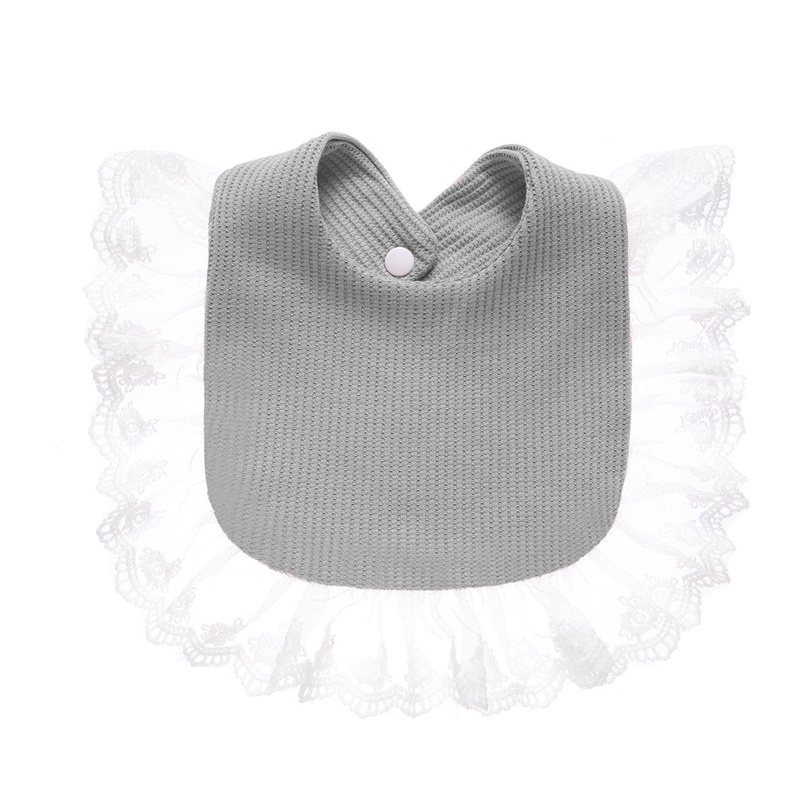 Yếm Ăn Vải Cotton Mềm Thấm Hút Tốt 11 Màu Xinh Xắn Cho Bé