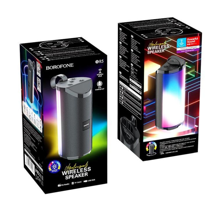 Loa Bluetooth | Loa Không Dây Phát Sáng Borofone BR5 | Phát Sáng Theo Nhạc Cực COOL | 46002