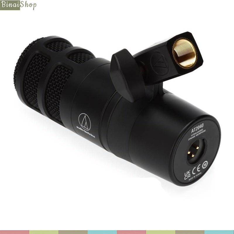 Audio Technica AT2040 - Micro Dynamic Hypercardioid Cho Podcasting, Phát Trực Tiếp, Lồng Tiếng, Thu Âm Nhạc Cụ