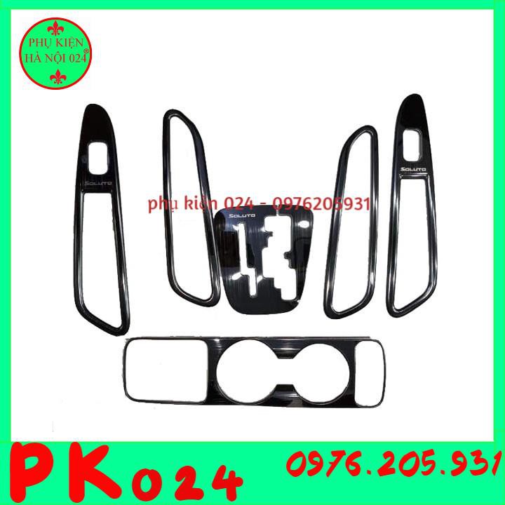 [Soluto 2019] Bộ Ốp Nội Thất Titan Cao Cấp Cho Ô Tô, Ốp Titan Theo Xe - Kia Soluto 2019