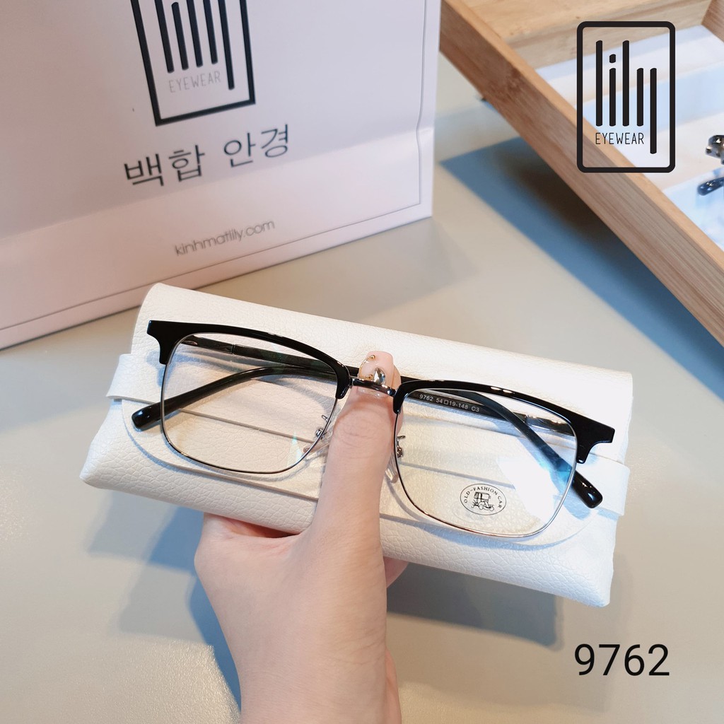 Gọng Kính Cận Kim Loại GK 9762 - Gọng Kính Mắt Thời Trang ily