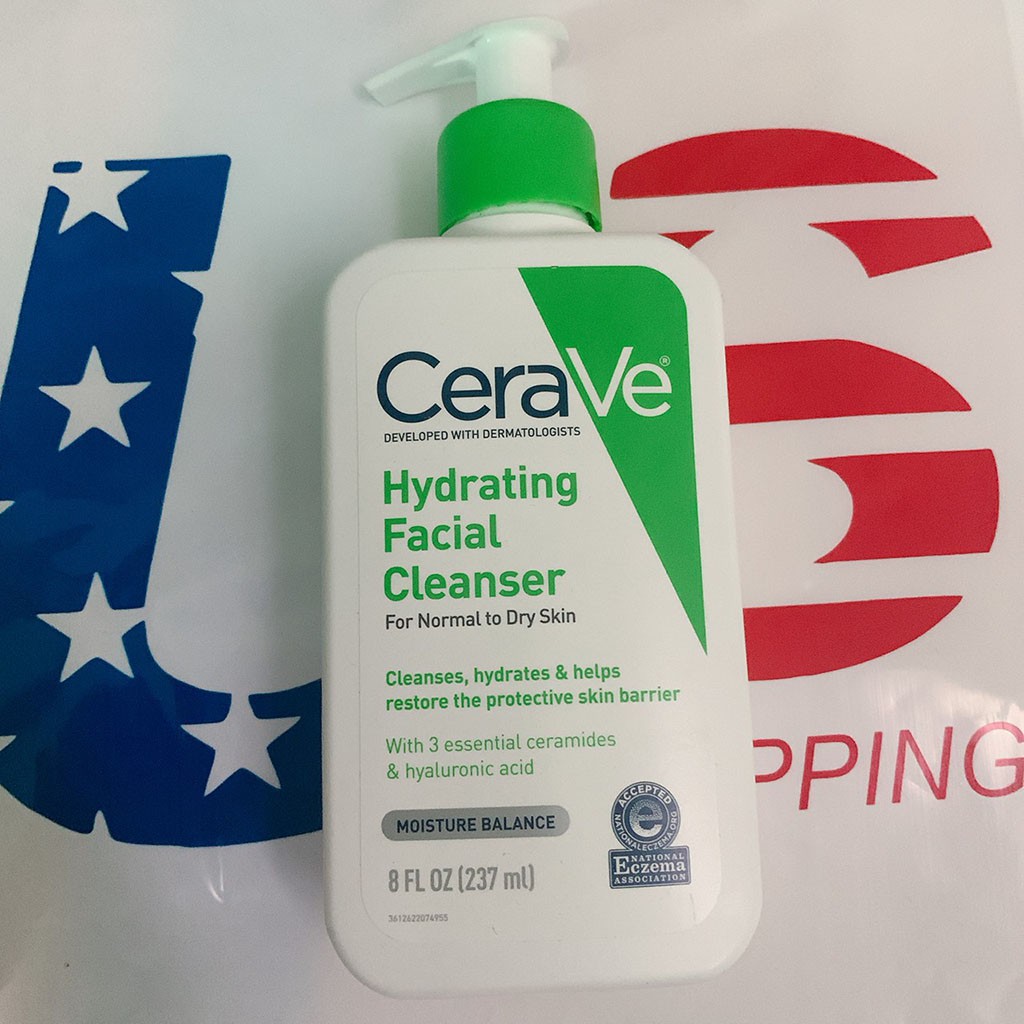 Sữa Rửa Mặt Cerave Foaming Facial Cleanser 237m