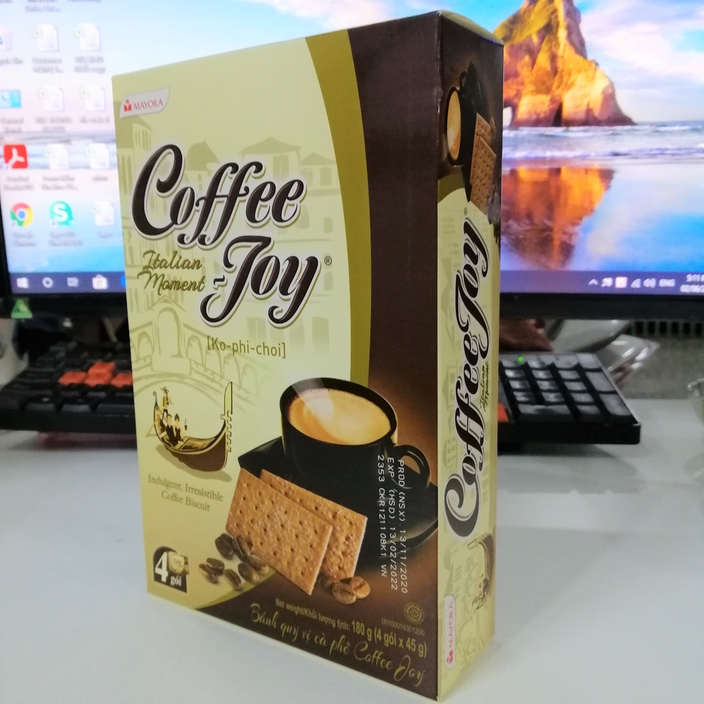 Bánh Quy Vị Cà Phê Coffee Joy (Hộp 180g)