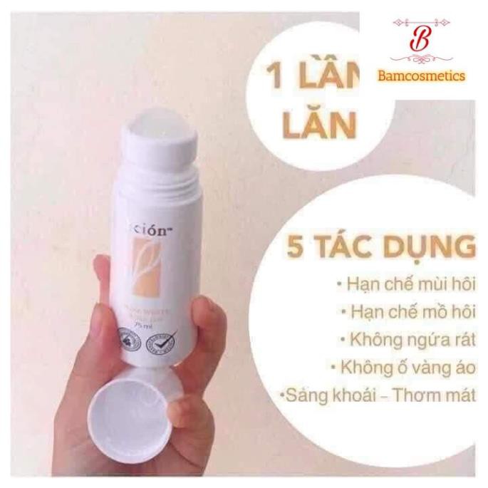 [Chính Hãng] Lăn Khử Mùi Scion Pure White Roll On 100% dứt điểm hôi nách 75ml