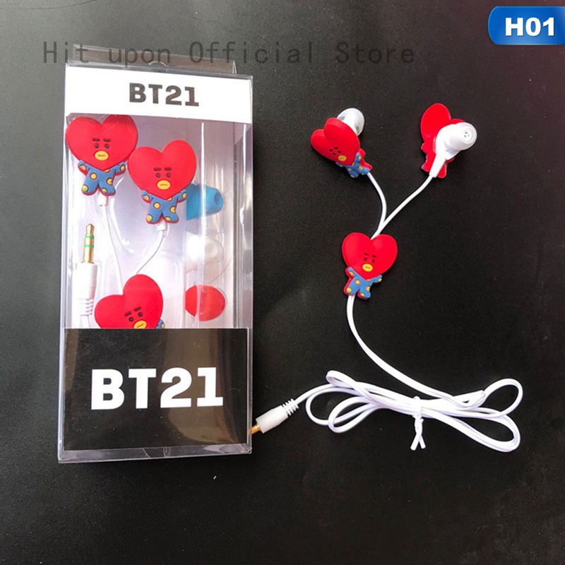 Hit upon official store ready stock yunsongdianz BTS BANGTAN BOYS EARPHONES YOU NEVER WALK ALONE HEADPHONES KPOP