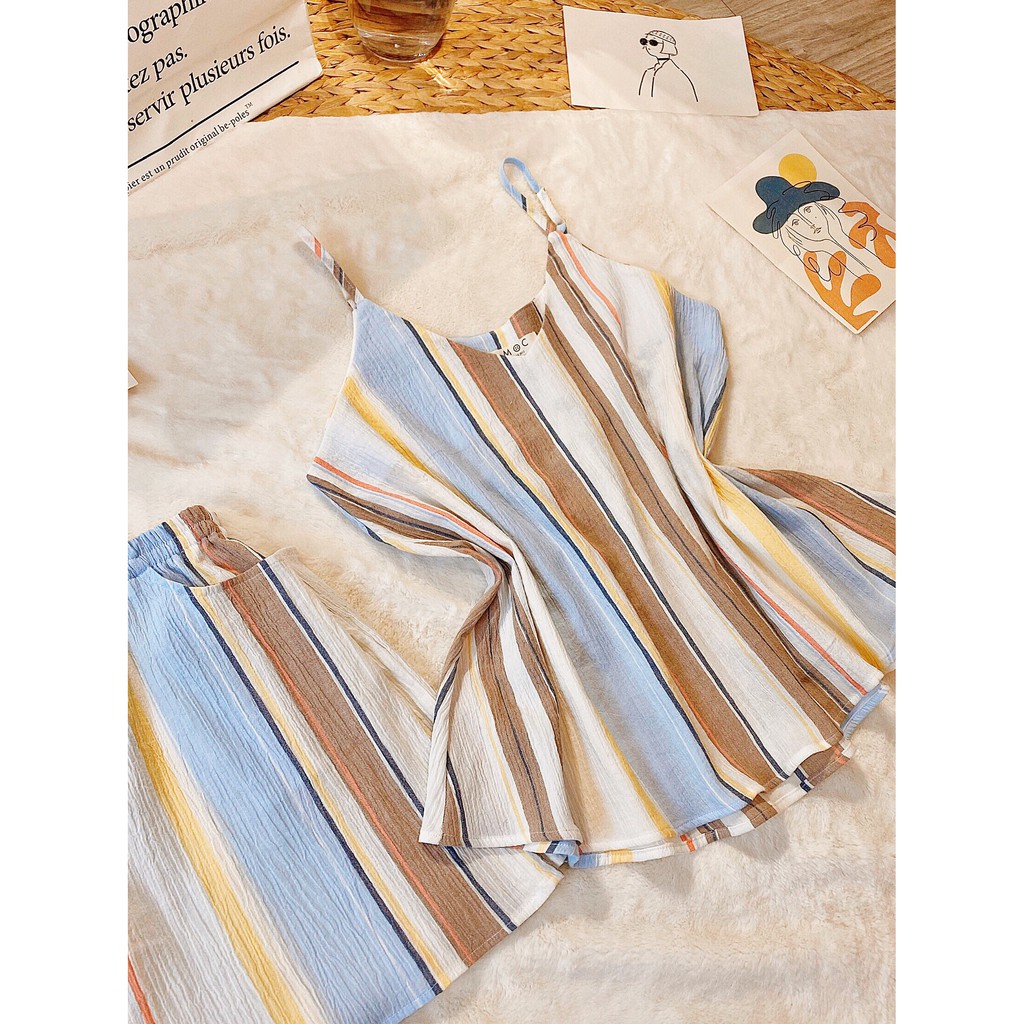 Set mặc nhà vải thô mềm mát by Mộc