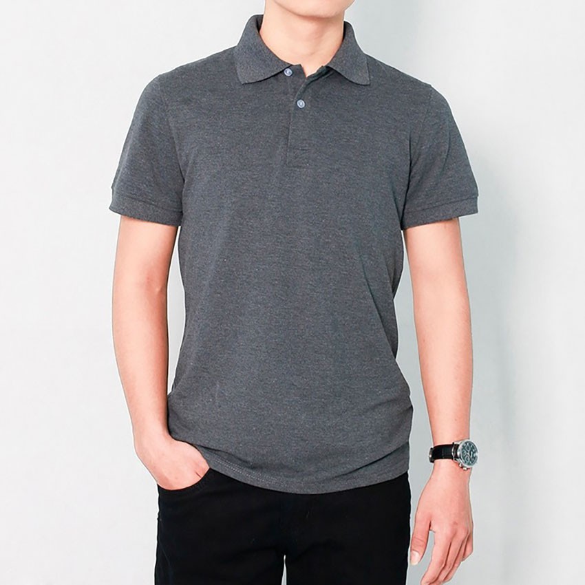 Áo thun nam polo cổ bẻ ngắn tay, áo phông nam vải coton không nhăn nhiều màu