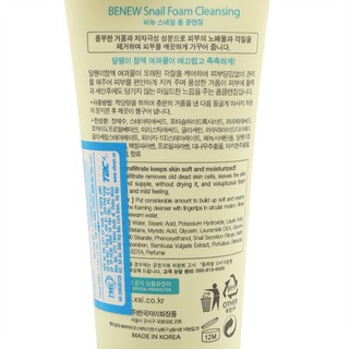 Sữa rửa mặt ốc sên Benew Snail Foam Cleansing 100ml