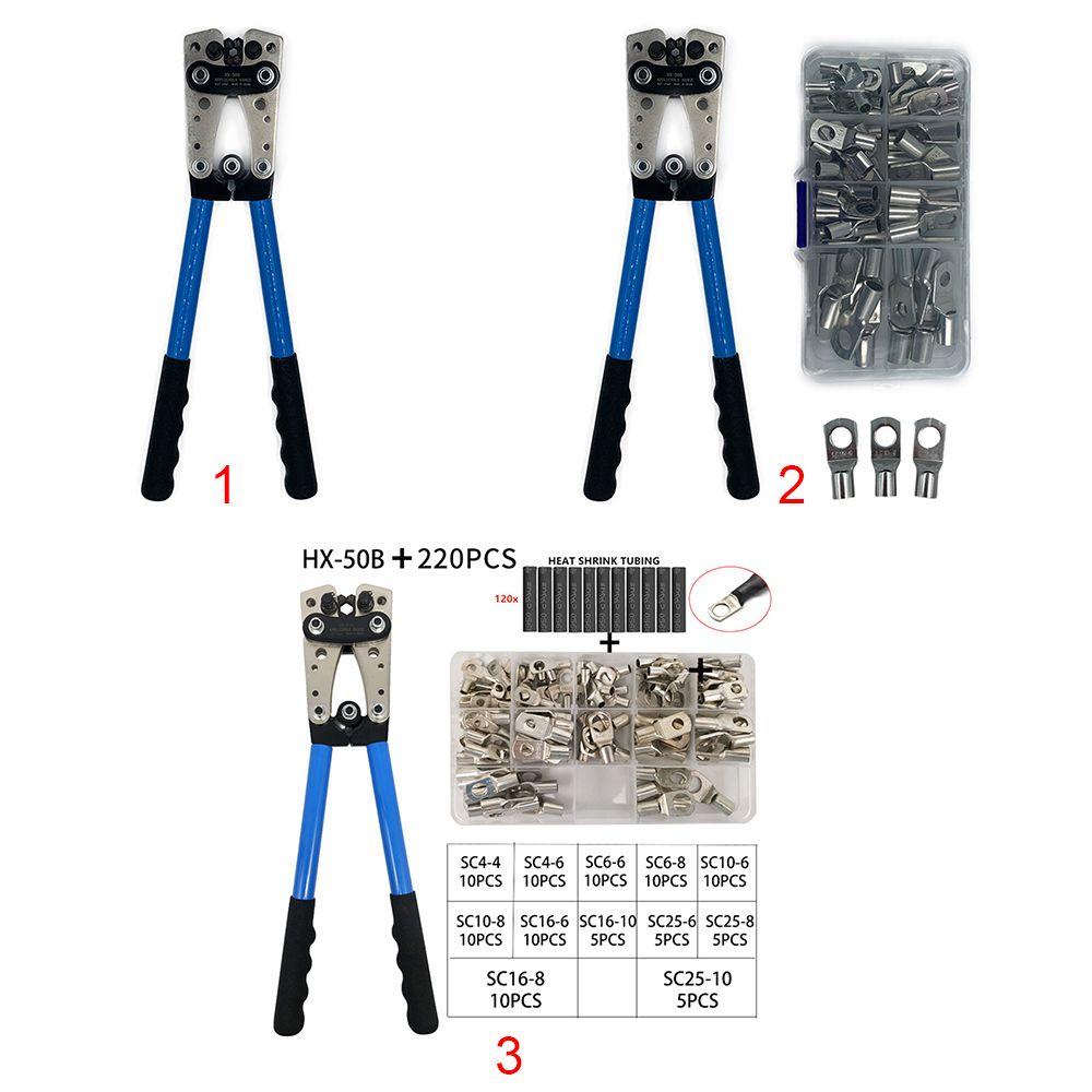 Bộ Kìm Uốn Dây Điện HX-50B 6-50Mm2 Chuyên Dụng