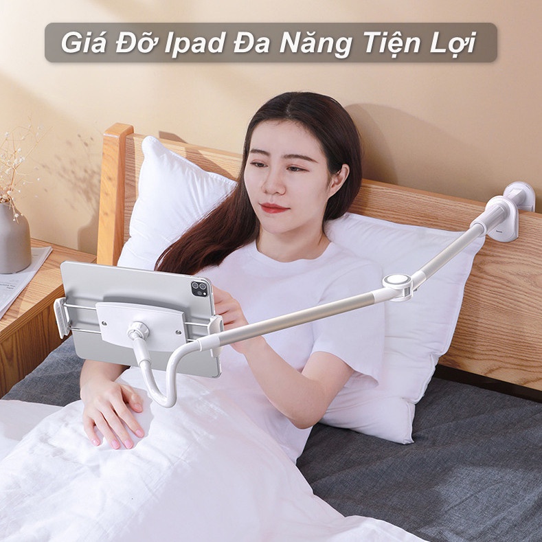 Giá Đỡ Kẹp Điện Thoại, Máy Tính Bảng Baseus House Fun Đa Chức Năng Dành Cho Người Lười - Home and Garden