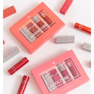 Set Son Lì Romand Best On #Mini Lip Kit
