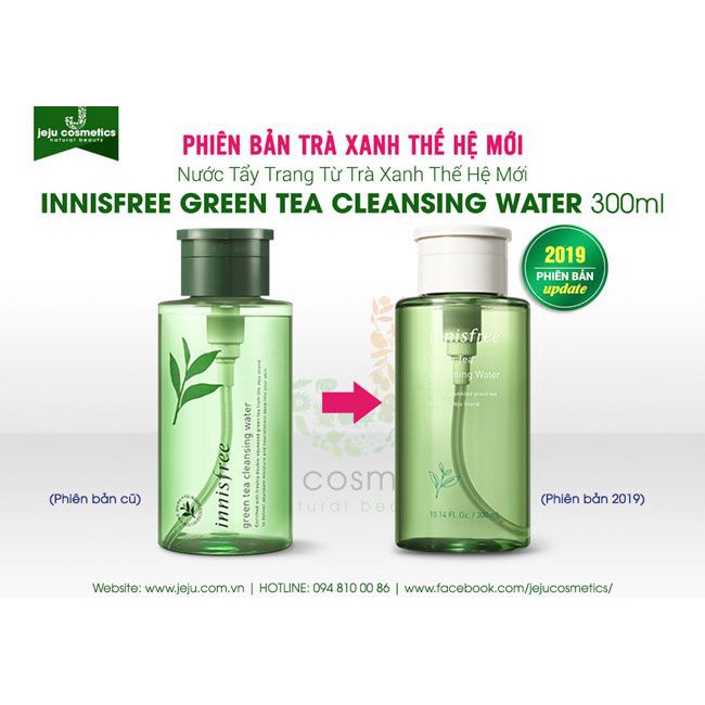 NƯỚC TẨY TRANG TRÀ XANH #INNISSFREE GREAN TEA CLEANSING WATER | BigBuy360 - bigbuy360.vn