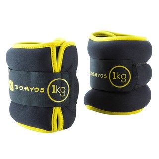 BỘ 2 TẠ ĐEO CỔ TAY / GÓT CHÂN - 1 KG DOMYOS
