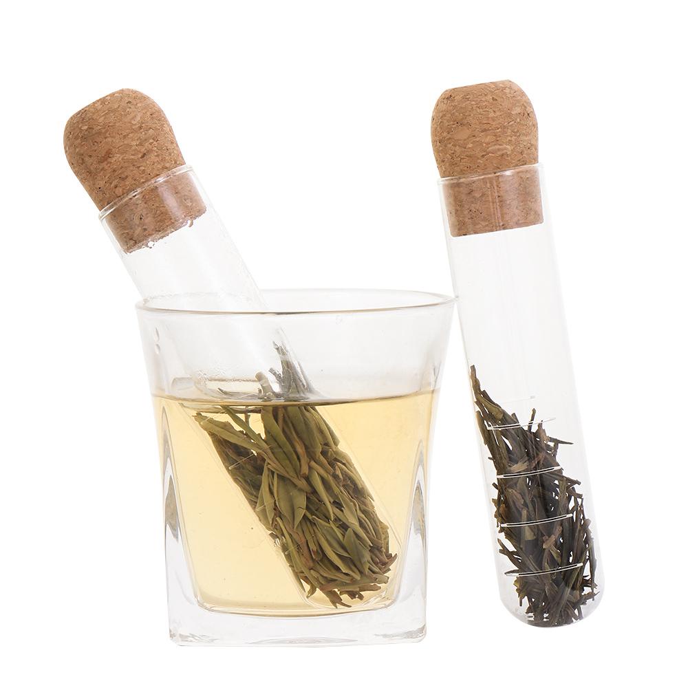 GOGOUP Muỗng Lọc Trà Bằng Kính Có Ống Hút Tiện Dụng Cho Gia Đình