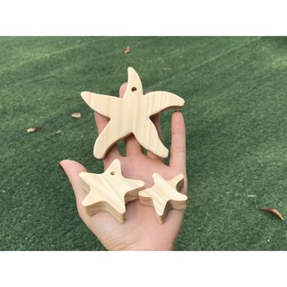 Sao biển decor bằng gỗ siêu to