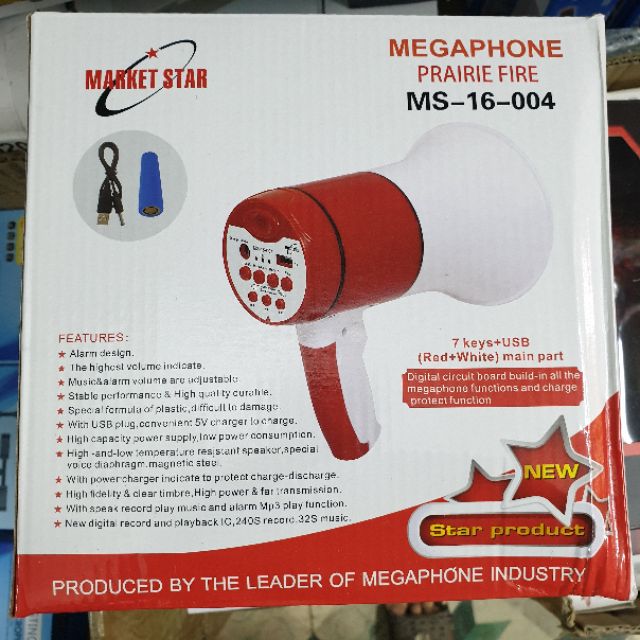 Loa phóng thanh cầm tay MEGAPHONE MS 16-004