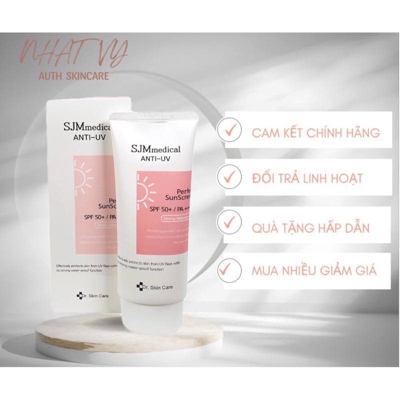 Kem Chống Nắng SJMmedical ⚡ CAO CẤP ⚡ Kem Chống Nắng Chống Nước SJMmedical Anti-UV Sunscrean SJM medical