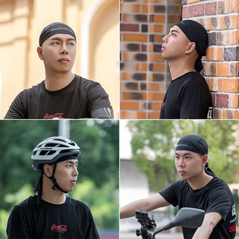 Mũ ROCKBROS Chống Nắng Cho Người Đi Xe Máy/ Xe Đạp Chất Liệu Lụa Lạnh 1 Kích Thước