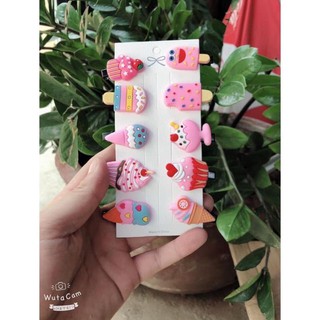 sét 10 kẹp tóc cho bé siêu xinh