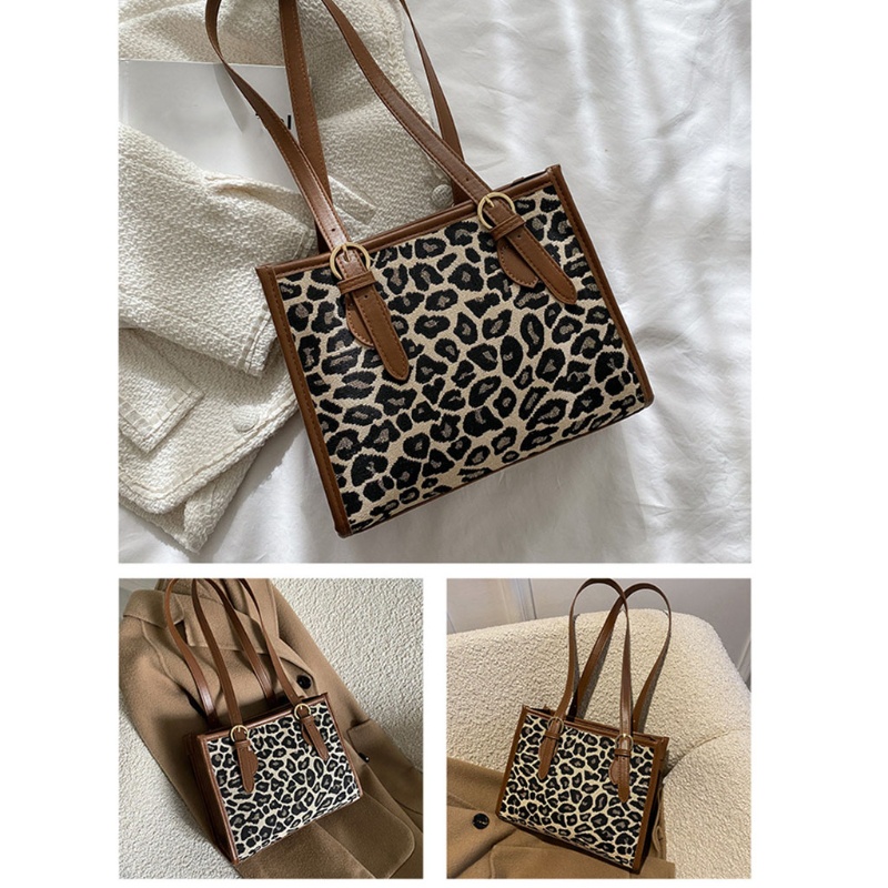 Túi Xách Da PU Cỡ Lớn In Họa Tiết Động Vật Phong Cách Cổ Điển Sang Trọng Dành Cho Nữ