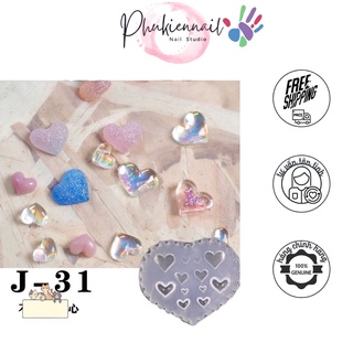 Khuoon silicon đúc charm nail các kiểu