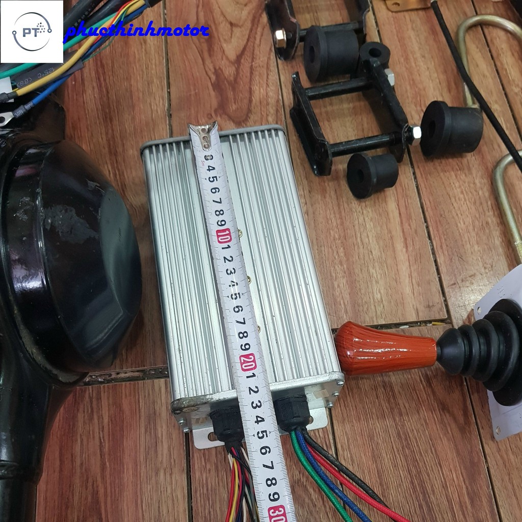 Bộ động cơ cầu sau 48v1000w visai xe ba banh bốn bánh