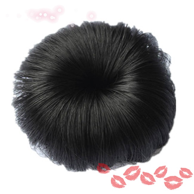 【In stock】 Kids Girls Hair Bun Extensions Messy Donut Chignons Hairpieces