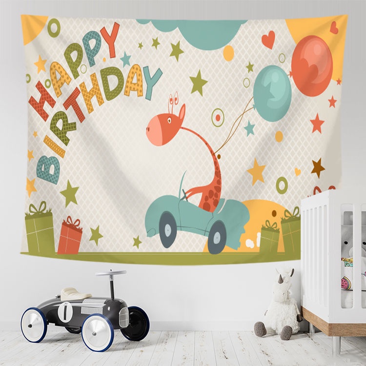 🌈Dụng cụ làm đẹp nhà Feifei🔥Tấm vải treo tường trang trí phông nền sinh nhật cho bé