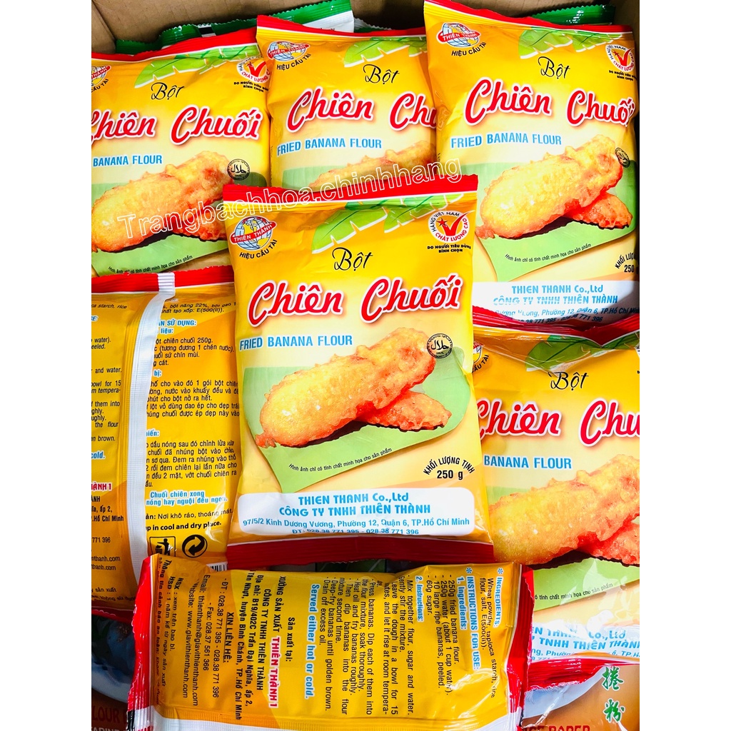 (Có hỏa tốc) Bột chiên chuối 250g Thiên Thành hiệu Cầu Tài hàng Việt Nam chất lượng cao