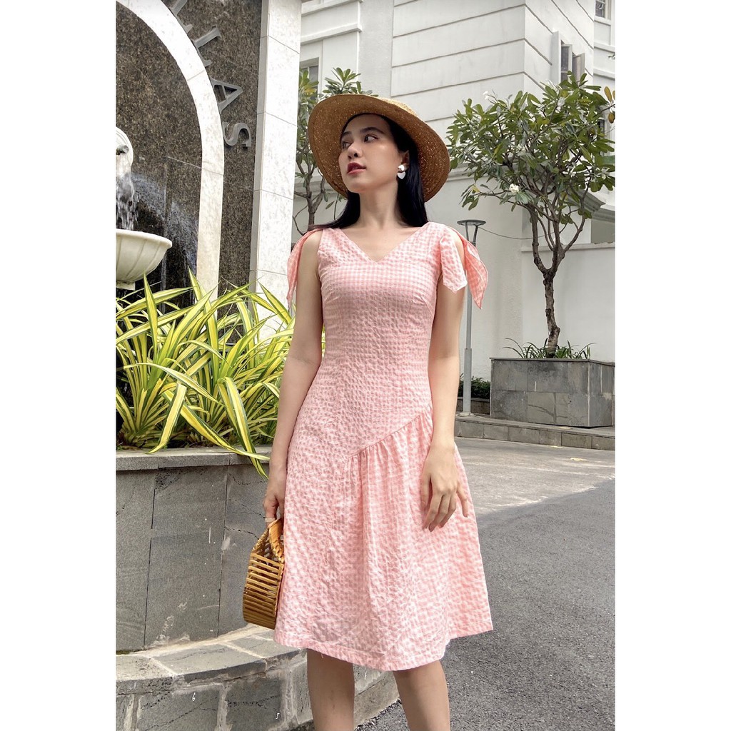 MINX - Đầm Vivian Bow Shoulder Dress