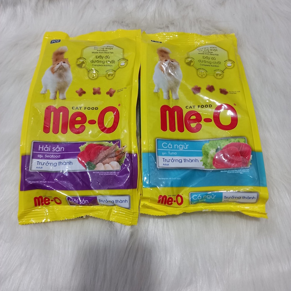 Thức ăn cho mèo Meo 1,2kg vị hải sản và cá ngừ