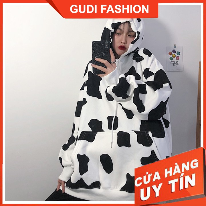 Áo Nỉ Hoodie Nữ Nam Bò Sữa Cao Cấp, Khoác Thun Nỉ - GUDI Chuyên Hàng Cao Cấp | BigBuy360 - bigbuy360.vn