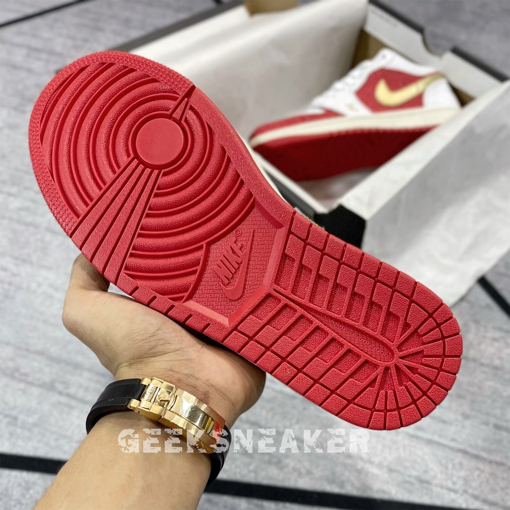 [GeekSneaker] Giày Jordan 1 Low “Spades”-  Thần Bài