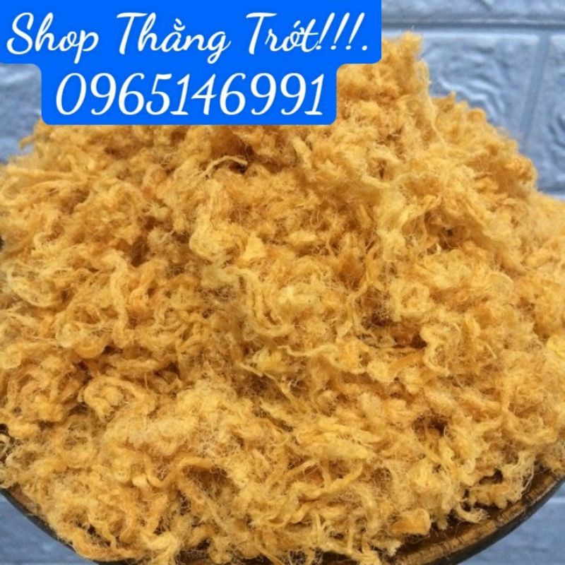 500g chà bông xù 90k.