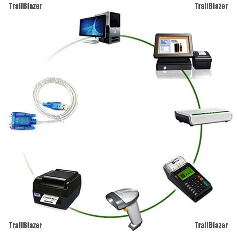 Cáp Chuyển Đổi Cổng Usb Sang Rs232 Serial Port Db9 9 Pin Male Com