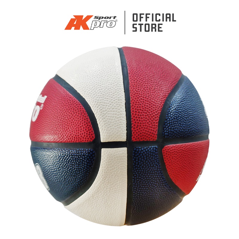 Bóng rổ Da AKpro AB8008 số 5, 6, 7 - Tặng kim bơm - Chính hãng