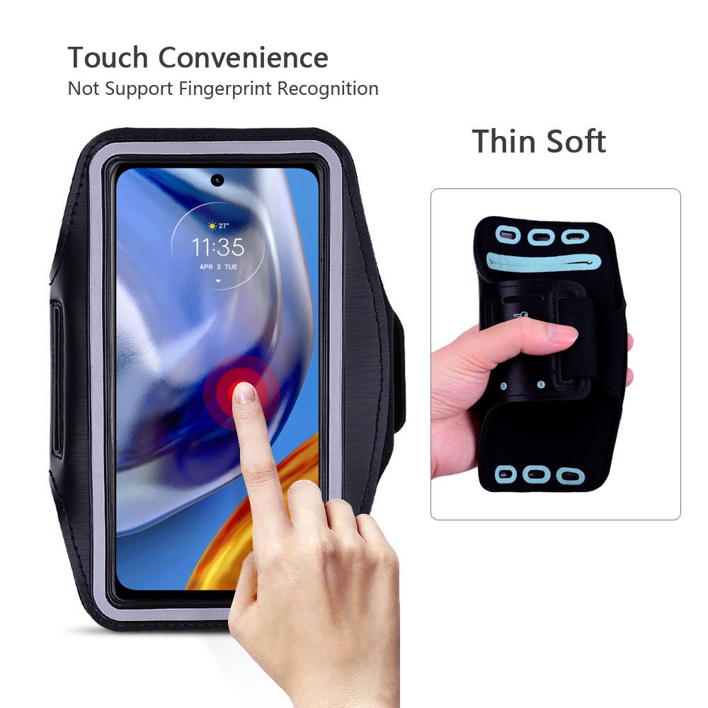 Túi Đựng Điện Thoại Đeo Cánh Tay Cho Motorola Moto E20 E22 E22i E22s E30 E32 E32s E40