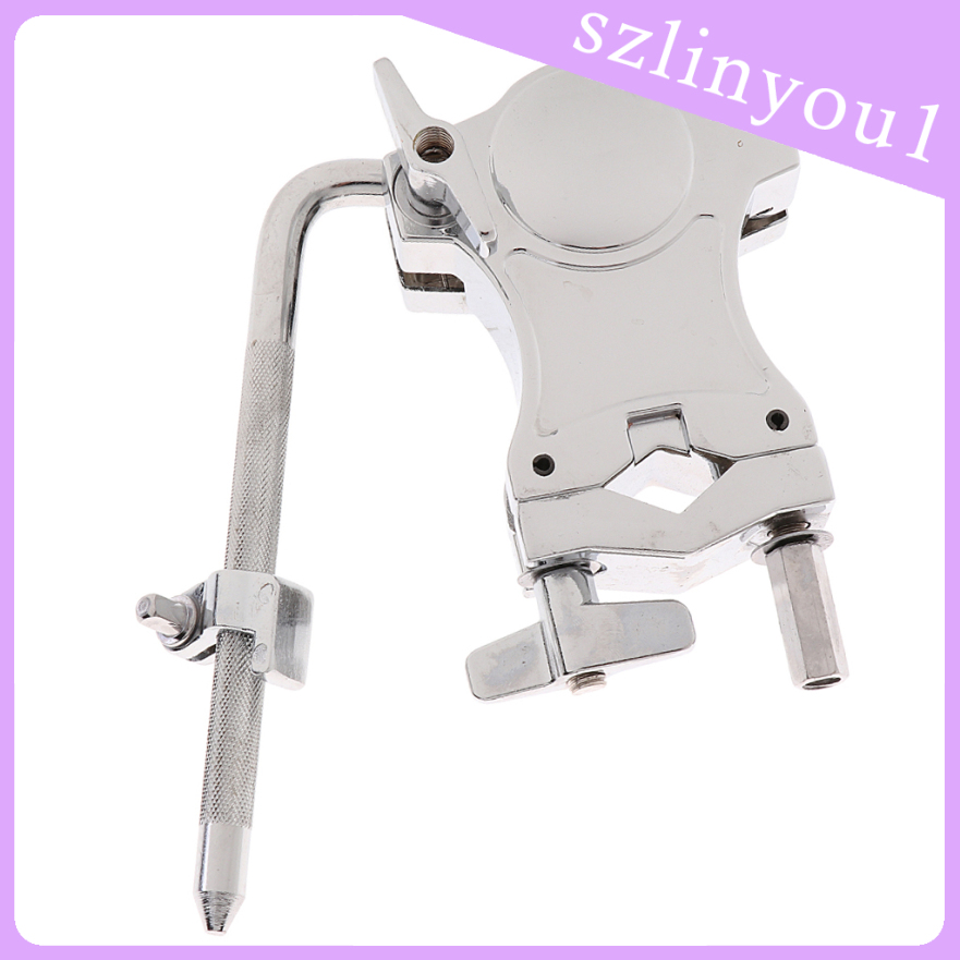 New Arrival DIY Tom Tom Clip-on Holder Support Stand Drum Accessory TH-04 Silver