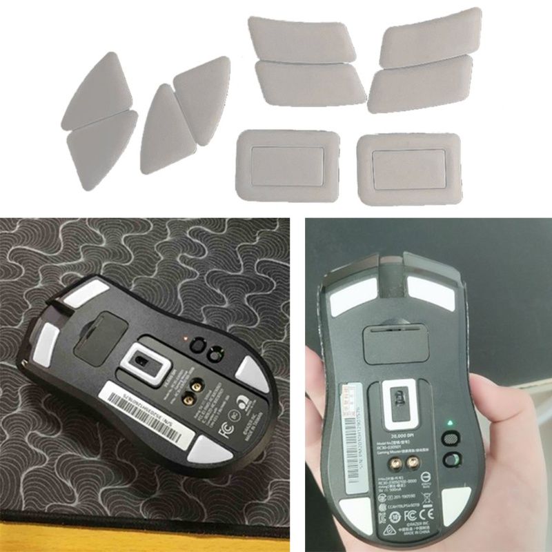 Bộ 2 Miếng Dán Chân Chuột Máy Tính Màu Trắng Thay Thế Cho RAZER VIPER Ultimate