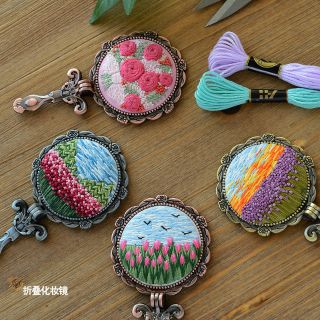 Set thêu gương tay cầm