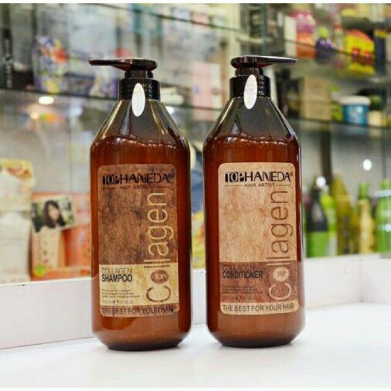 Dầu Gội Xả Phục Hồi Tóc HANEDA Collagen 500ml Chính Hãng