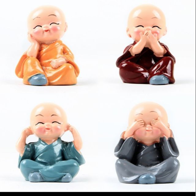 Bộ Tượng 4 Vị Hòa Thượng Tứ Không