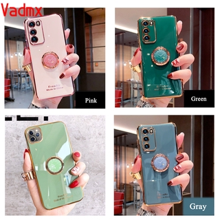 Ốp Điện Thoại Thời Trang + Giá Đỡ Dành Cho Oppo A54 Realme C21 8 X2 Pro A95 A94 Reno 5z 5 Pro 4g A93 5g A55