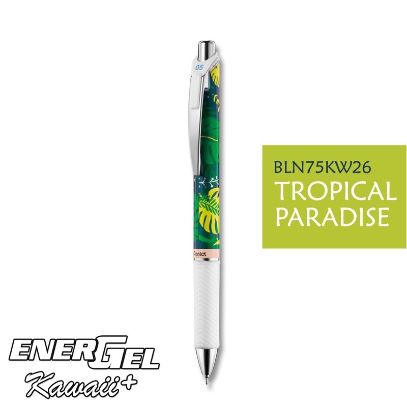 Siêu phẩm Energel Kawaii+ 4 : Floral Edition 0.5mm Phong Cách Nhật Bản | Bút Bi Gel Siêu Mượt Siêu Nhanh Khô