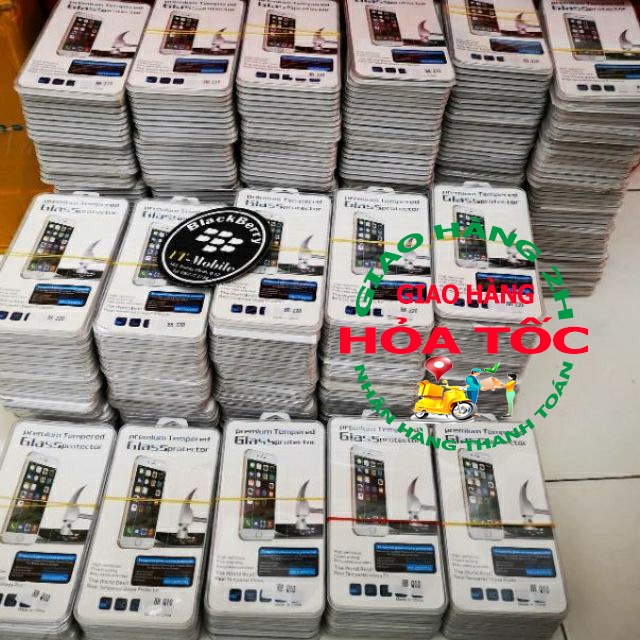 Combo 2 miếng dán cường lực điện thoại BlackBerry các loại Passport/Silver/Q20/Q10/Z30/Leap/Z10/9900/Dtek50/Motion