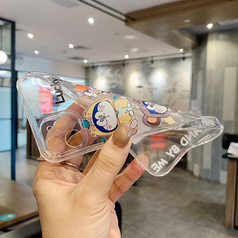 Ốp Iphone Trong Suốt In Hình Doremon Cho Iphone 12 Pro Max Đến 7 Plus