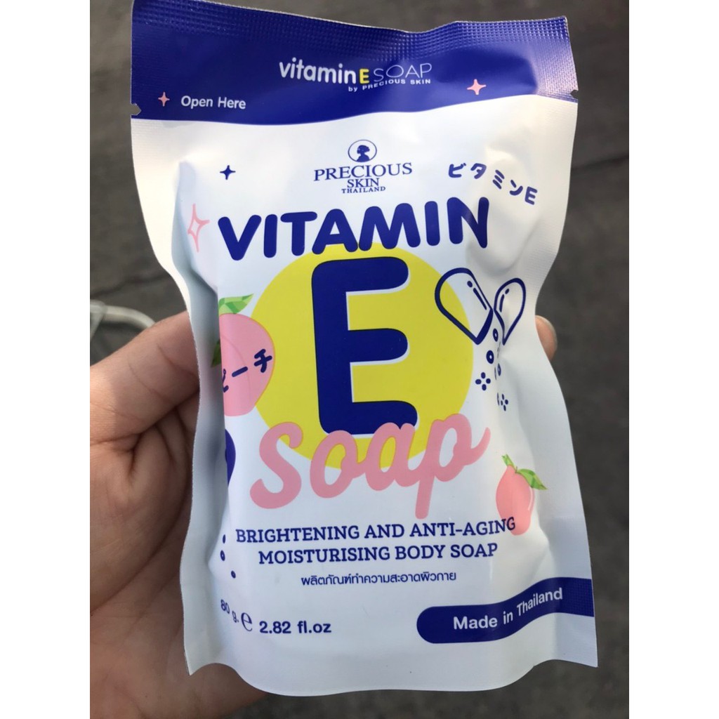 2 Soap xà phòng tắm body vitamin E